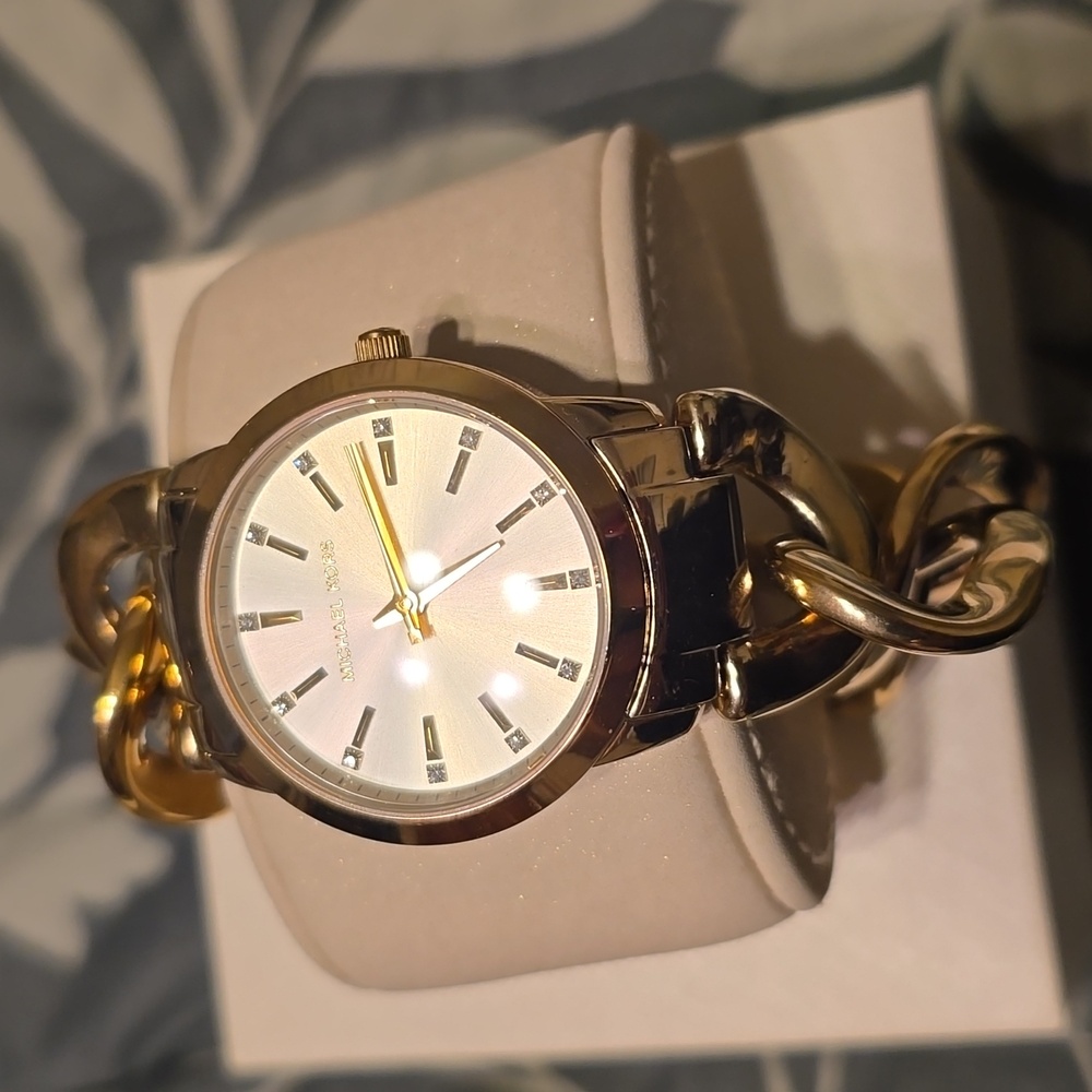 Michael Kors Gold Chain-Link Women's Watch